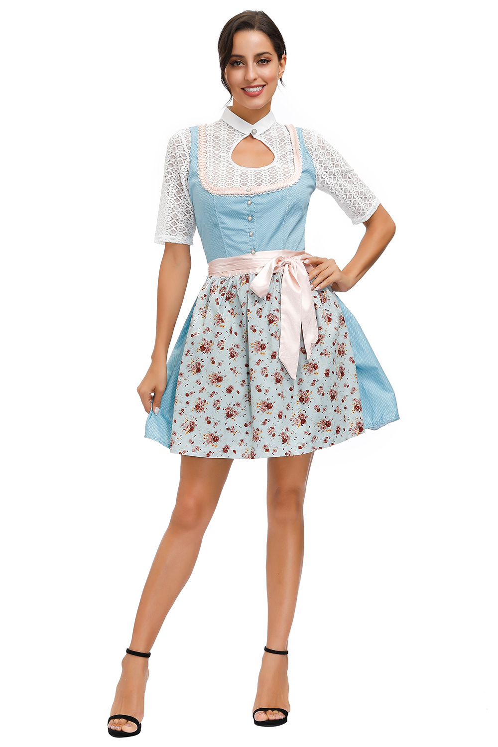 Womens Beer Maid Wench German Oktoberfest Costume